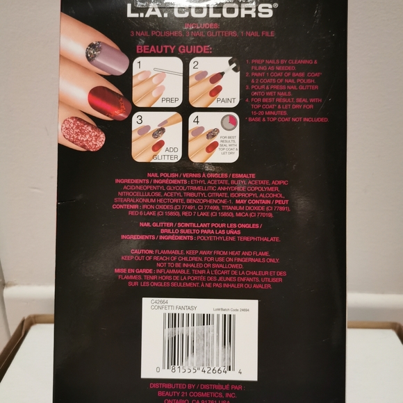 LA colors nail kit bundle - Picture 2 of 2